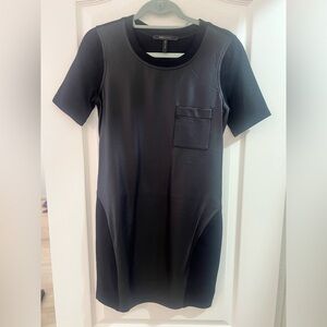 BCBG Black Short Sleeve Dress
